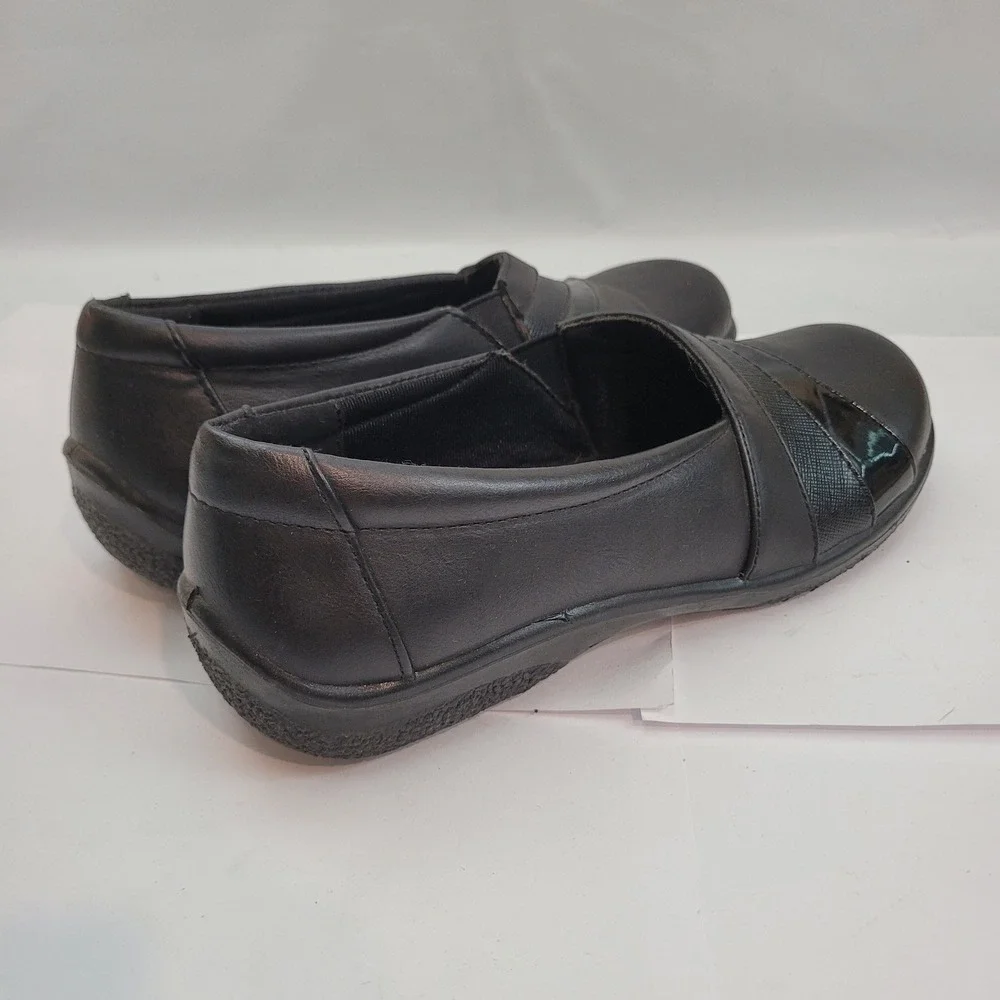 Studio Works Lyric Loafers Womens 6 Black Slip On Comfort Shoes SW-LYRIC-1P